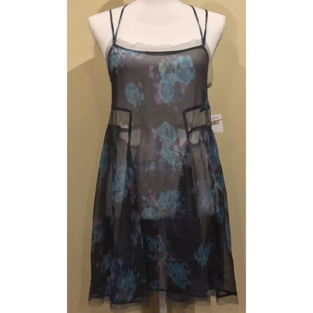 NWT Free People Sheer Floral Shirt Size XS